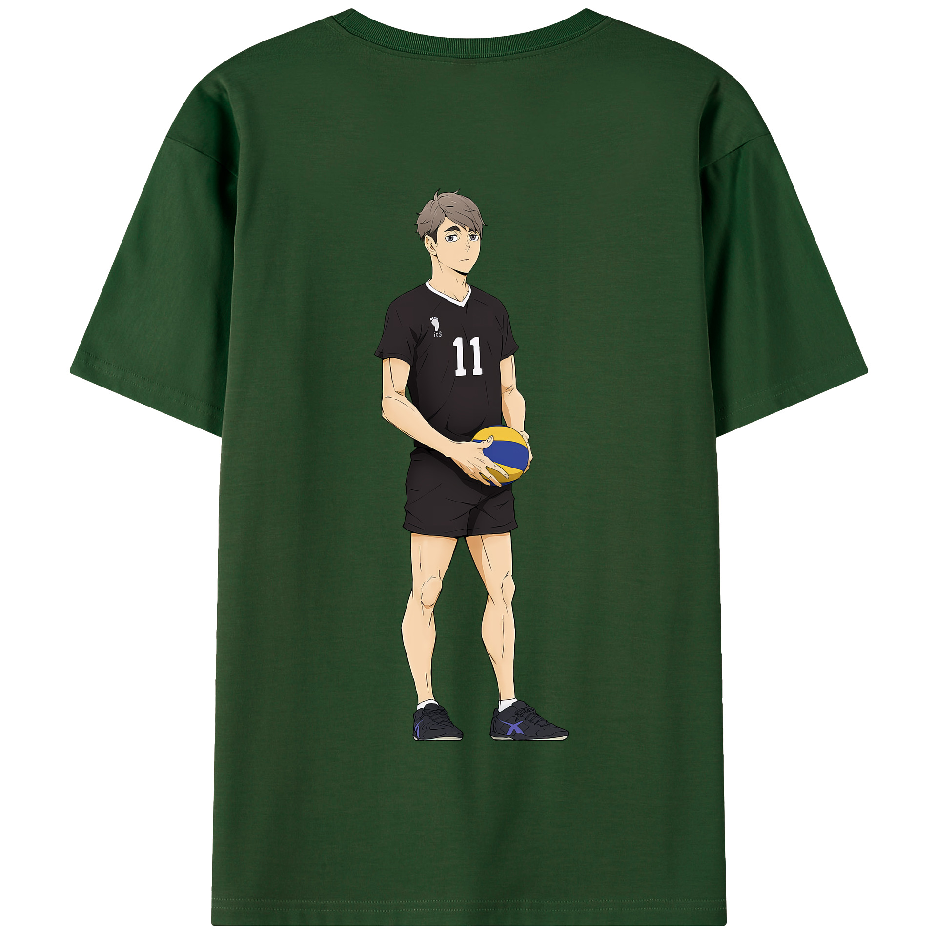 （画像用） ハイキュー!! Haikyu!! 綿100％半袖Tシャツ（背面プリント）